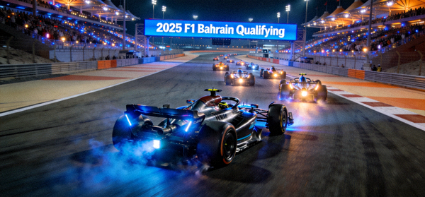 2025赛季F1巴林站排位赛夜间赛道实况